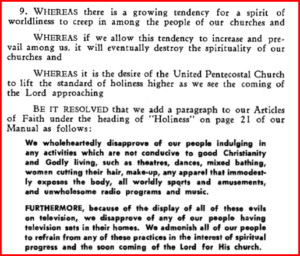 1954 resolution to add to Articles of Faith