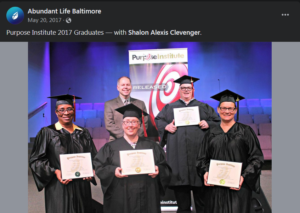 2017 Purpose Institute Graduation
