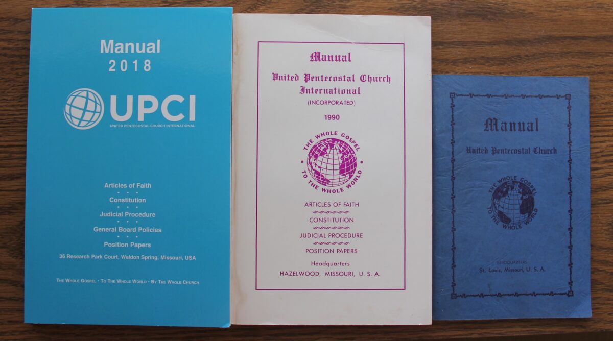 Why Has The United Pentecostal Manual Grown So Much In Size?