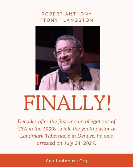 Former United Pentecostal Pastor Robert Anthony “Tony” Langston Arrested on CSA Charges Part 1