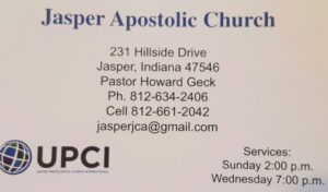 Jasper Apostolic Church