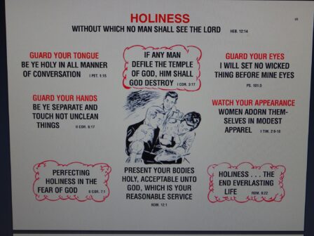 Search for Truth on Holiness