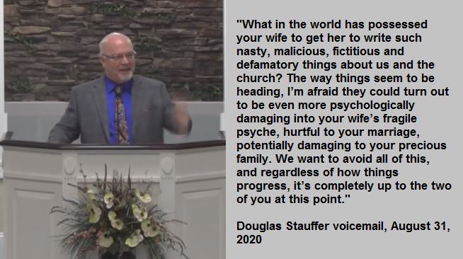 Blindsided: Douglas Stauffer’s August 2020 Voicemail